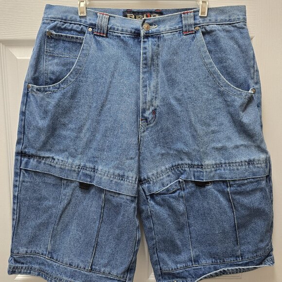 ReliQ Denim Cargo Short 38 - Picture 1 of 2